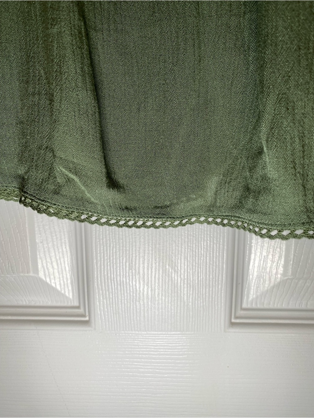 Stitchfix Mason and Belle Elegant Green Button-Down Women's Top L - Picture 12 of 16